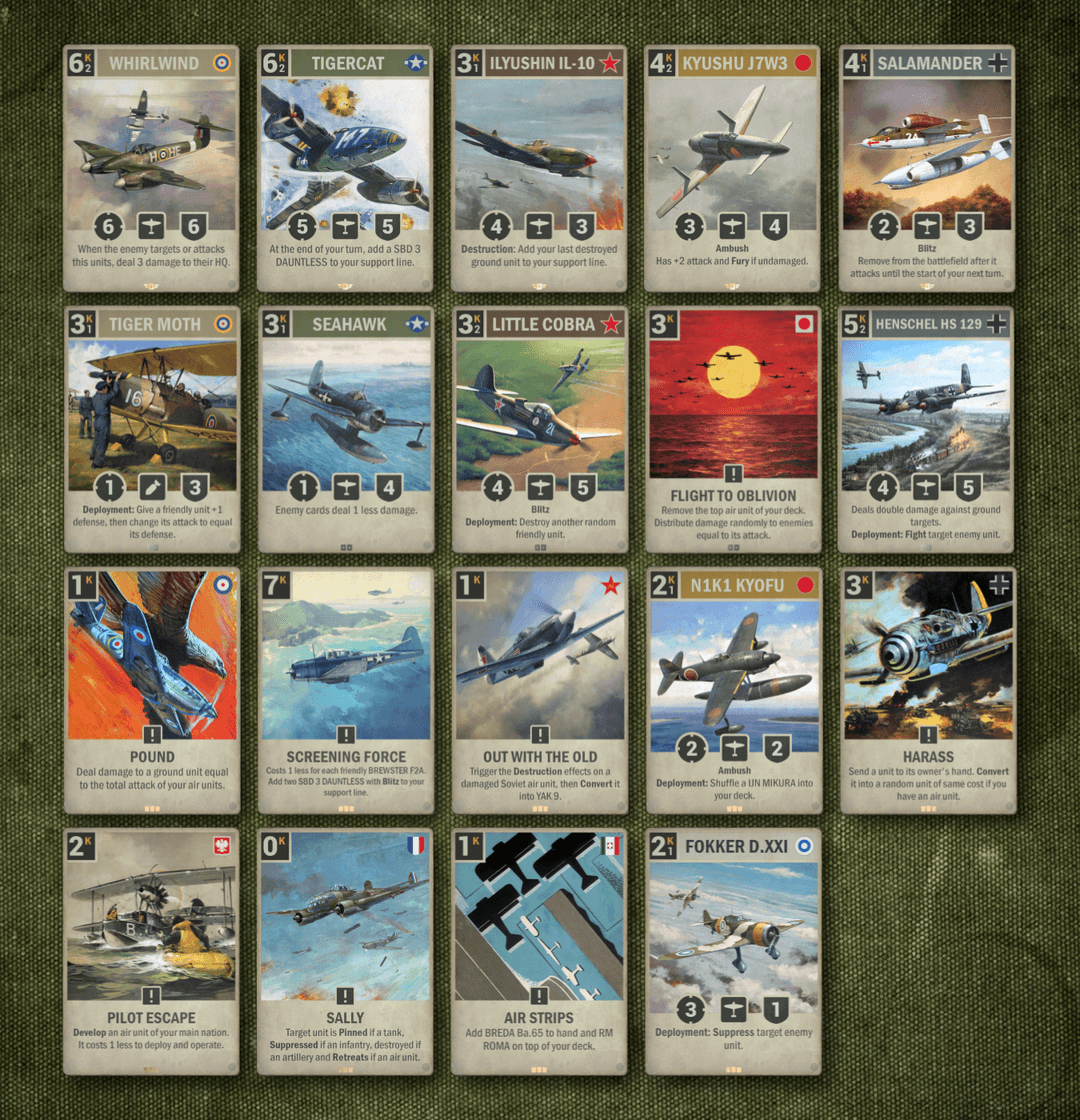 Air Supremacy: Fall Release Patch Notes | KARDS: The WWII Card Game
